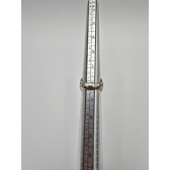 Green Copper Turquoise Teardrop 925 Sterling Silver Ring Size 8 MSI Thailand - Picture 8 of 10